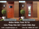 Điểm Nhấn Tinh Tế Từ Cửa Thép Vân Gỗ 1 Cánh Hiện Đại.png