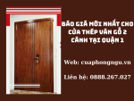 Báo Giá Mới Nhất Cho Cửa Thép Vân Gỗ 2 Cánh Tại Quận 1.png